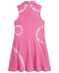 Polo Ralph Lauren Girls' 7-16 Tie-Dye Faux-Wrap Mesh Dress