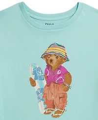 Polo Ralph Lauren Girls' 7-16 Bear Cotton Jersey T-Shirt