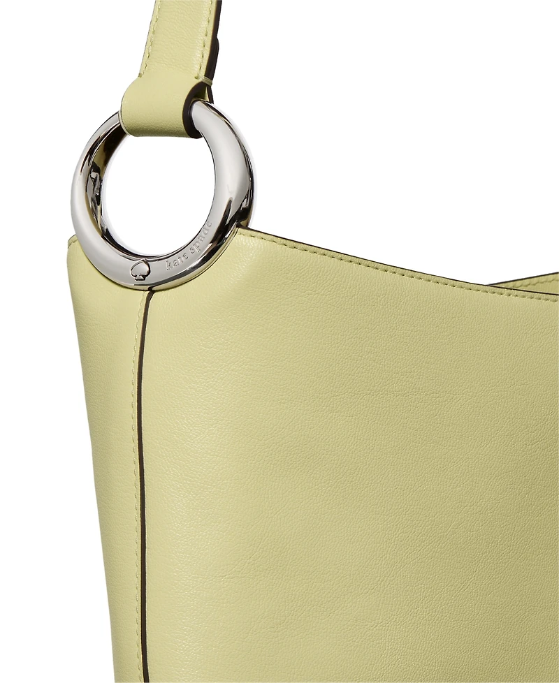 kate spade new york Halo Medium Smooth Leather Bucket Bag
