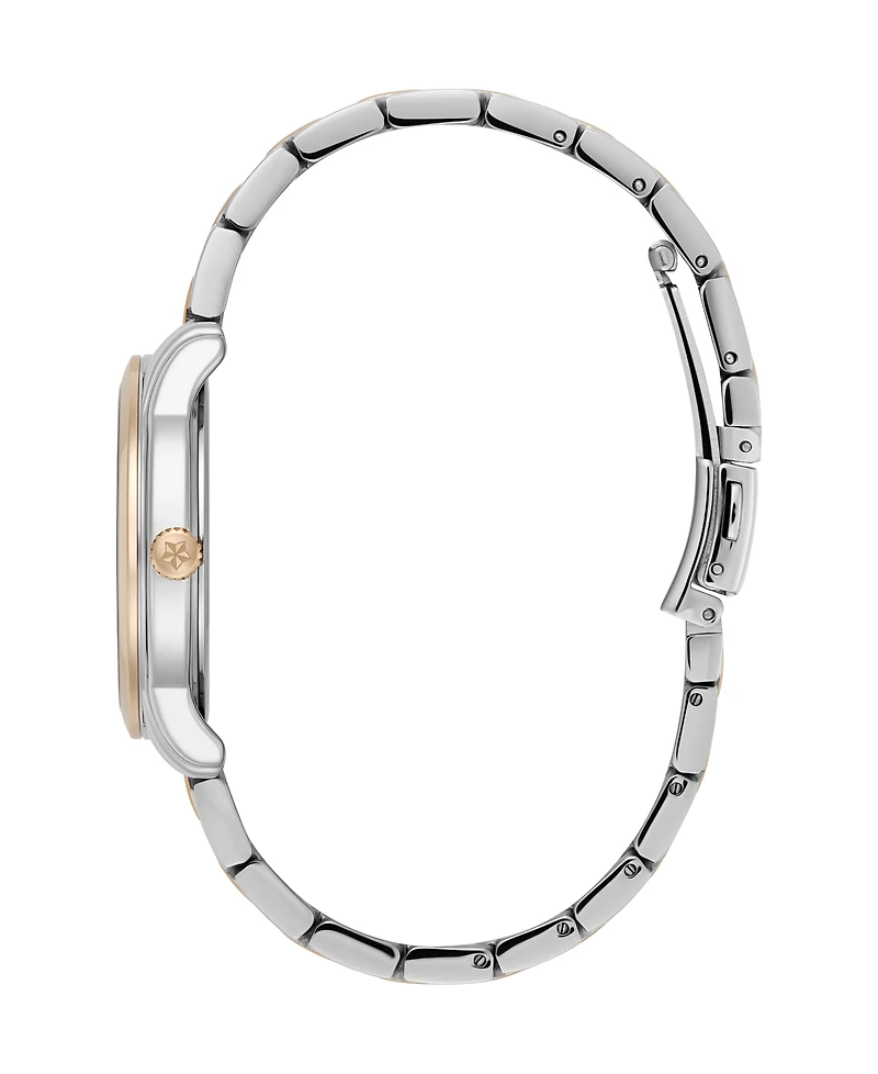 Olivia Burton Women's Colourwave Two Tone Stainless Steel Bracelet Watch, 36mm
