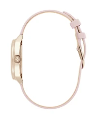 Olivia Burton Women's Ob Classic Bee Primrose Leather Strap Watch, 29.8mm