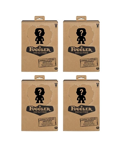 Fuggler Pack of 4 Zuru Funny Ugly Monster Plush Toy 9 Inch Mystery Random Plush