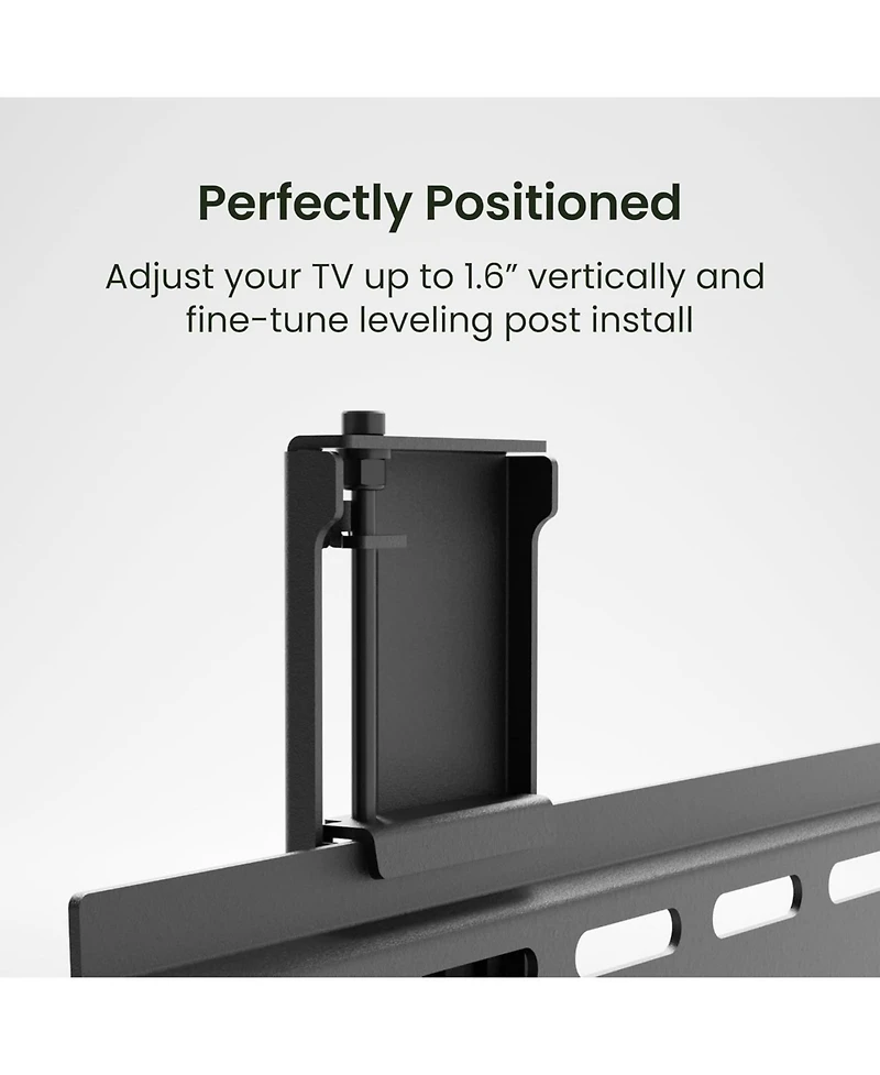 Kanto PF405 Solid Steel Ultra Thin Fixed Tv Mount
