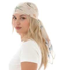 Marcus Adler Satin Seashell Square Scarf