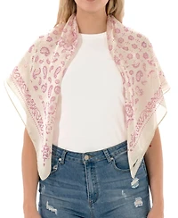 Marcus Adler Satin Multi Functional Square Scarf