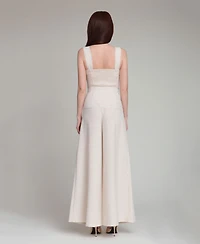 Avec Les Filles Women's V-Neck Top