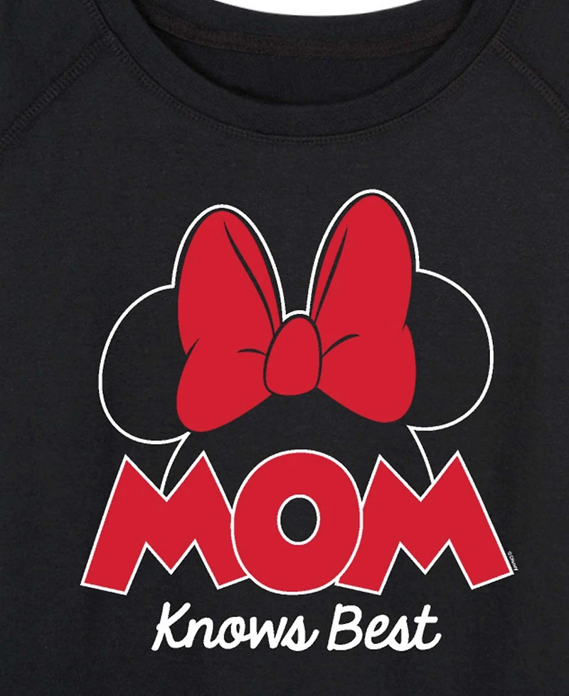Hybrid Apparel Plus Disney Mom Knows Best Minnie French Terry Long-Sleeve T-Shirt