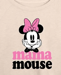 Hybrid Apparel Plus Disney Mama Mouse Minnie French Terry Long-Sleeve T-Shirt