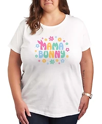 Hybrid Apparel Plus Instant Message Bunny Mama Short-Sleeve Graphic T-Shirt