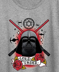 Hybrid Apparel Plus Star Wars Darth Vader Traditional Tattoo Short-Sleeve Graphic T-Shirt