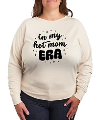 Hybrid Apparel Plus Instant Message My Hot Mom Era French Terry Long-Sleeve T-shirt