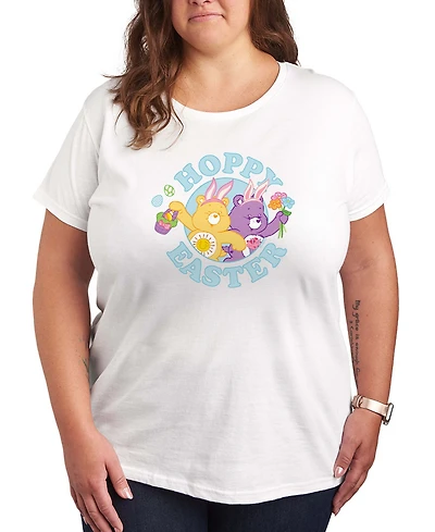 Hybrid Apparel Plus Care Bears Hoppy Easter Short-Sleeve Graphic T-Shirt