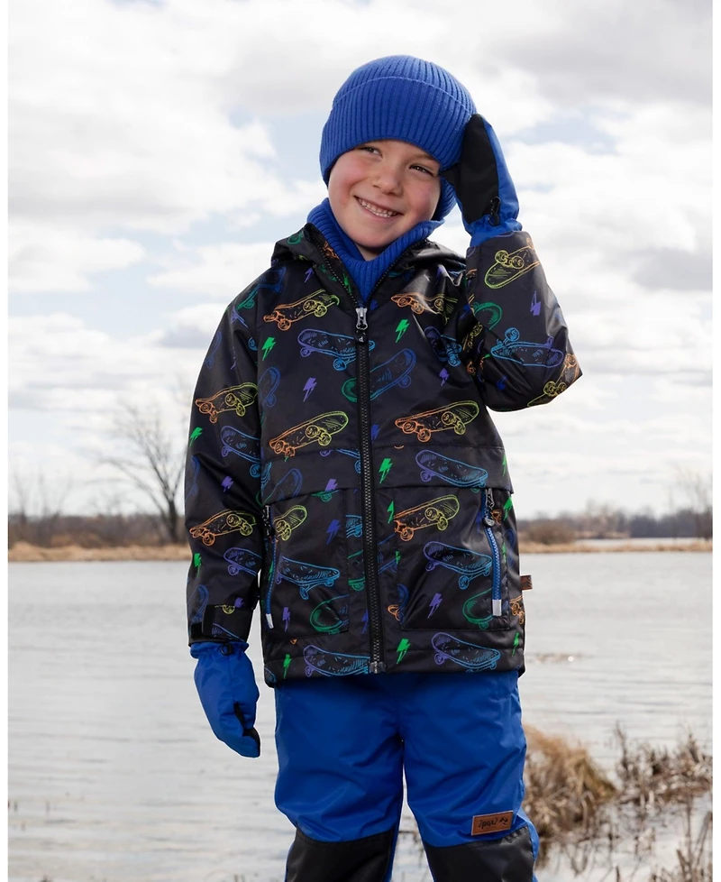 Deux par Deux Baby Boys Mid-Season Mittens in Polyester