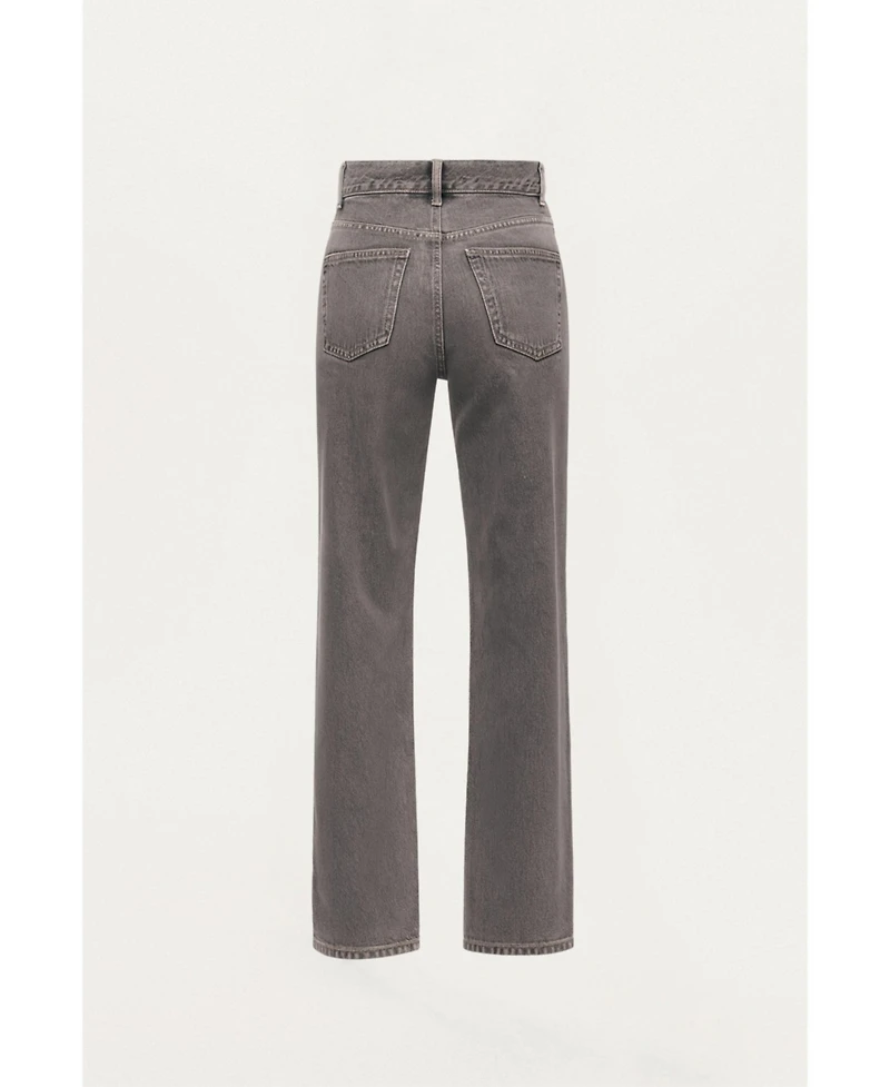 Nocturne Women's Washed Straight-Leg Jeans