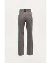 Nocturne Women's Washed Straight-Leg Jeans