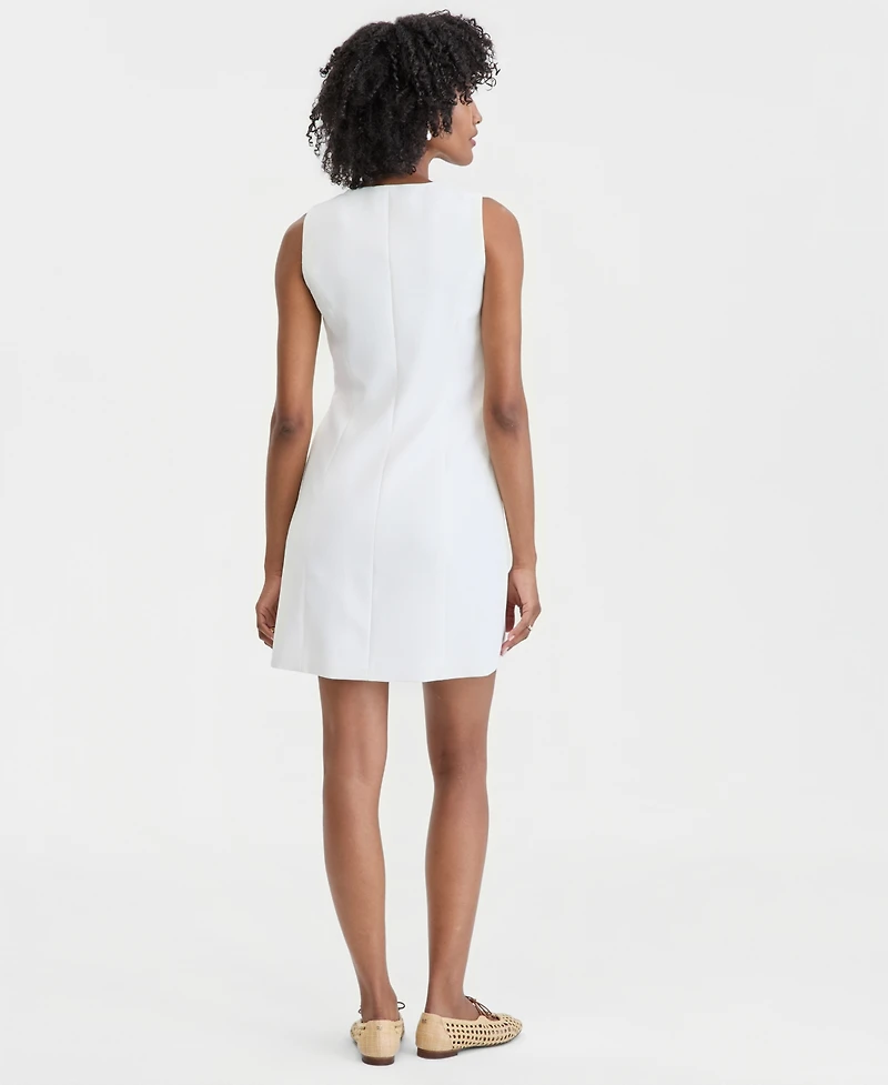 On 34th Women's Solid Crepe Mini Shift Dress, Macy's Exclusive