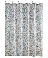 Madison Park Bonnie Printed Seersucker Shower Curtain, 72" x 72"