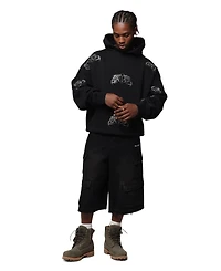 Loiter Men's Metal Rhinestone Hoodie