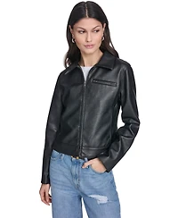 Levi's Women's Laydown Collar Zip-Front Jacket