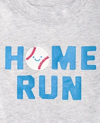 First Impressions Baby Boys' 0M-24M Home Run Cotton Sunsuit, Macy's Exclusive