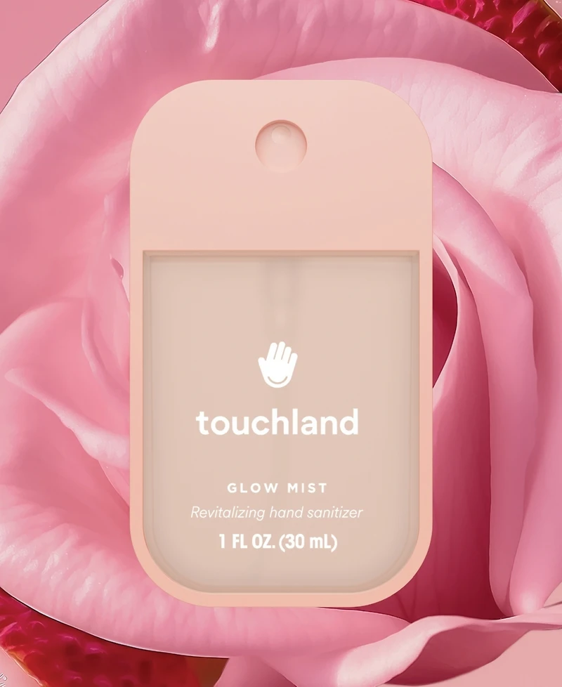 Touchland Glow Mist Rosewater Hand Sanitizer, 1 oz.