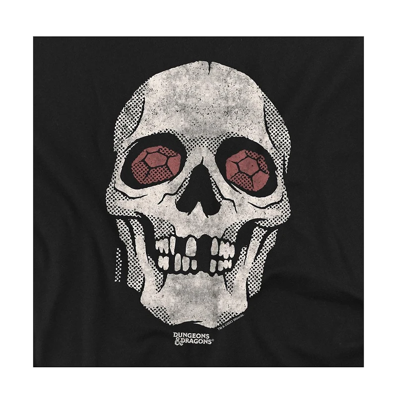 D&D Men's Dungeons And Dragons Demi Lich Skull T-Shirt