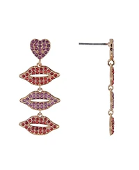 Hallmark Stone Lip Linear Earrings