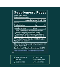 Gaia Herbs SleepThru - Natural Sleep Support Supplement with Organic Ashwagandha Root, Organic Magnolia Bark, Passionflower