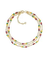 Patrica Nash Gold-Tone Plated Triple Modular Necklace