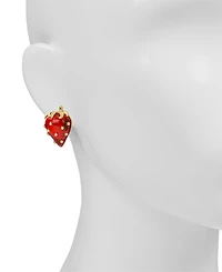 Patrica Nash Gold-Tone Plated Strawberry Button Post Earrings