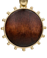 Patrica Nash Gold-Tone Plated Wood Drop Earrings