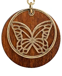 Patrica Nash Gold-Tone Plated Butterfly Disc Drop Earrings