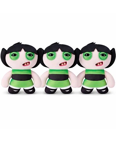 Fuggler Pack of 3 Zuru Powerpuff Girls Buttercup Funny Ugly Monster Plush Toy 9 Inch