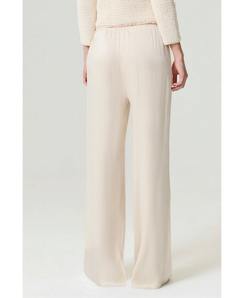 Nocturne Women's Elastic-Waist Relaxed Pants