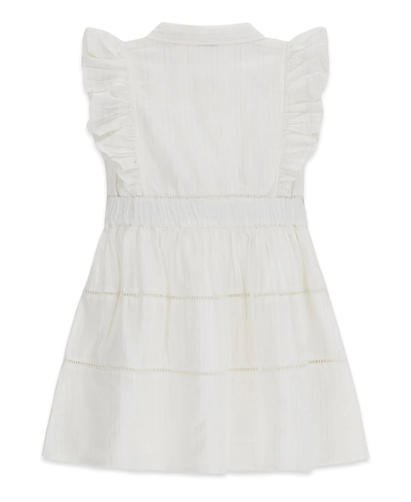Guess Girls' 7-16 Lurex Jacquard Muslin Dress