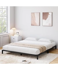 gaomon Metal Bed Frame – Heavy Duty Platform Bed with Storage Space,Steel Support,No Box Spring Needed, Easy Assembly, Noise-Free