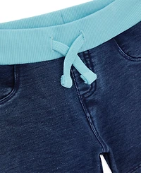 Guess Baby Boys' Short-Sleeve T-Shirt and Knit Denim Shorts Set, 2-Piece Set