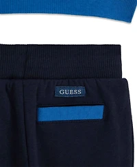 Guess Baby Boys' Long-Sleeve Top and Cargo Sweatpant, 2-Piece Set