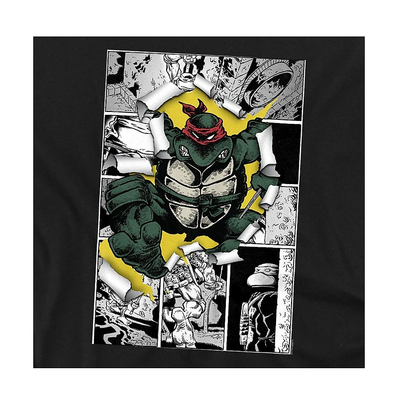 Teenage Mutant Ninja Turtles Men's Leaping Panels T-Shirt