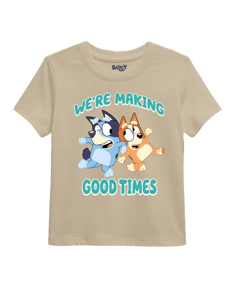 Bluey Boys' 2T-7 Short-Sleeve Graphic Print T-Shirt, 3-Pack