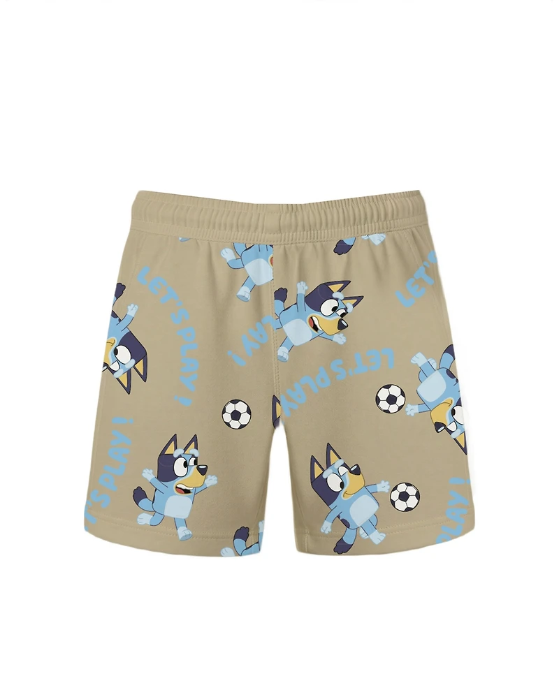 Bluey Boys' 2T-7 Graphic Print Shorts, 2-Pack