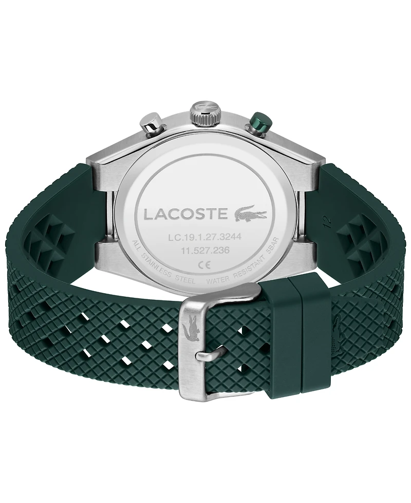 Lacoste Men's Line Racer Silicone Strap Watch