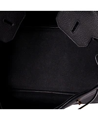 Pre-Owned HERMES Birkin 35 Handbag Clemence with Gold Hardware