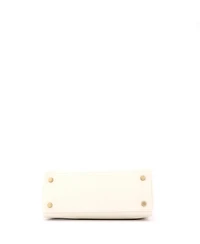 Pre-Owned HERMES Kelly 25 Handbag Light Togo with Gold Hardware