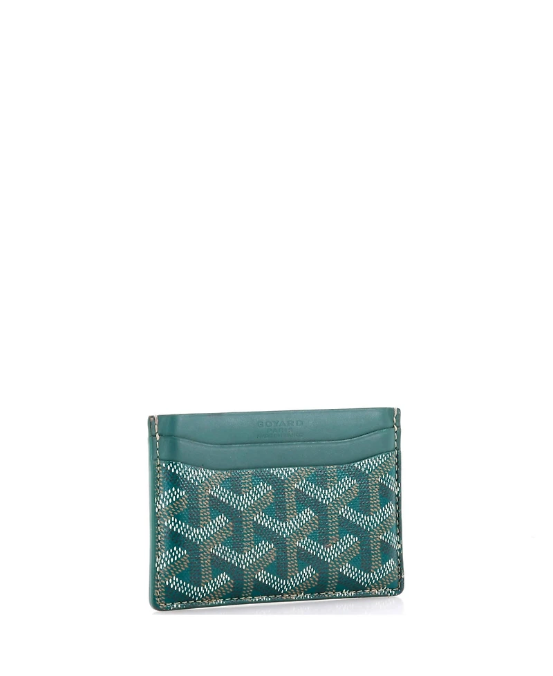 Pre-Owned Goyard Saint Sulpice Card Holder Coated Canvas