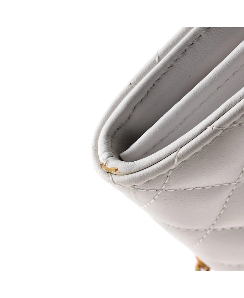 Pre-Owned Versace Icon Wallet on Chain Quilted Leather