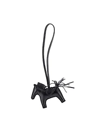 Pre-Owned Hermes Pm So Black GriGri Rodeo Bag Charm Leather