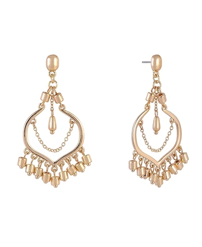 Rachel Rachel Roy Gold Tone Chandelier Earrings