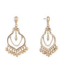 Rachel Rachel Roy Gold Tone Chandelier Earrings