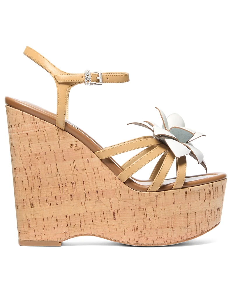 Michael Kors Women's Jacie Platform Wedge Heel Sandals
